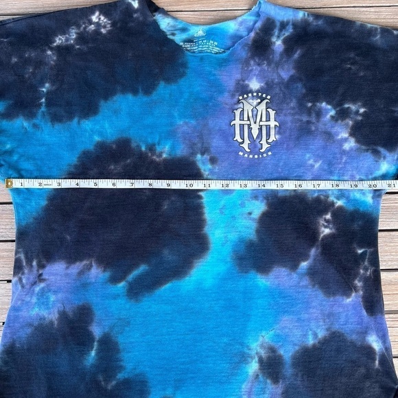 Disney Haunted Mansion Spirit Jersey Tie Dye Blue Purple Madame Leota XS READ - Picture 16 of 16